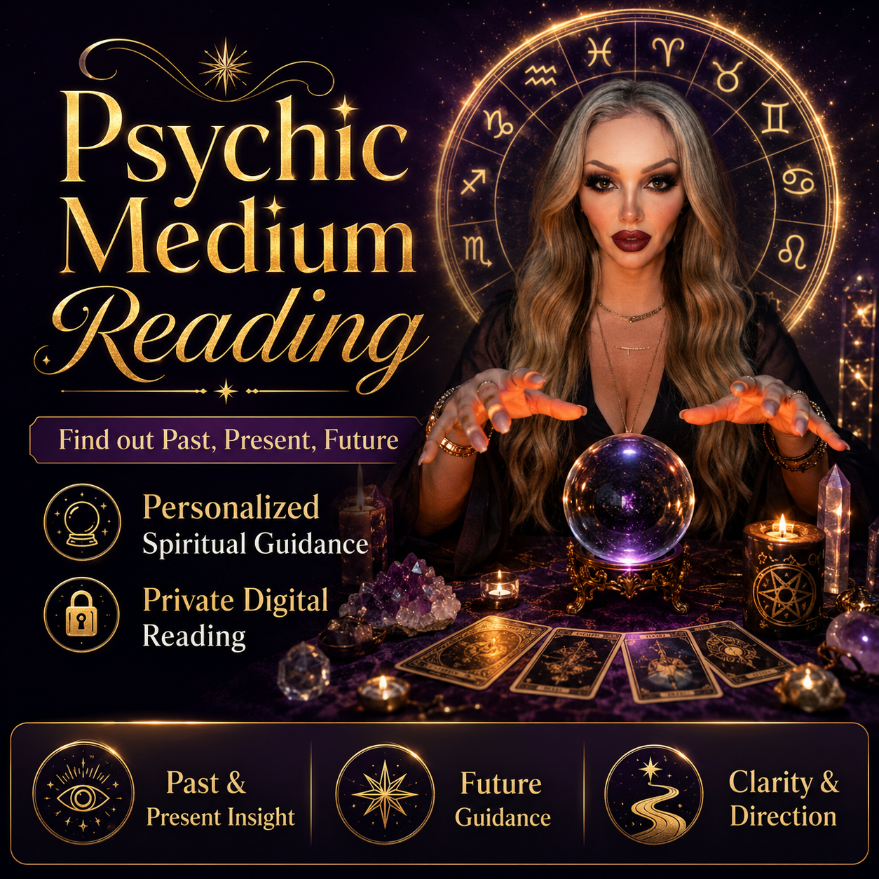 Psychic Medium Reading - Find out Past, Present, Future