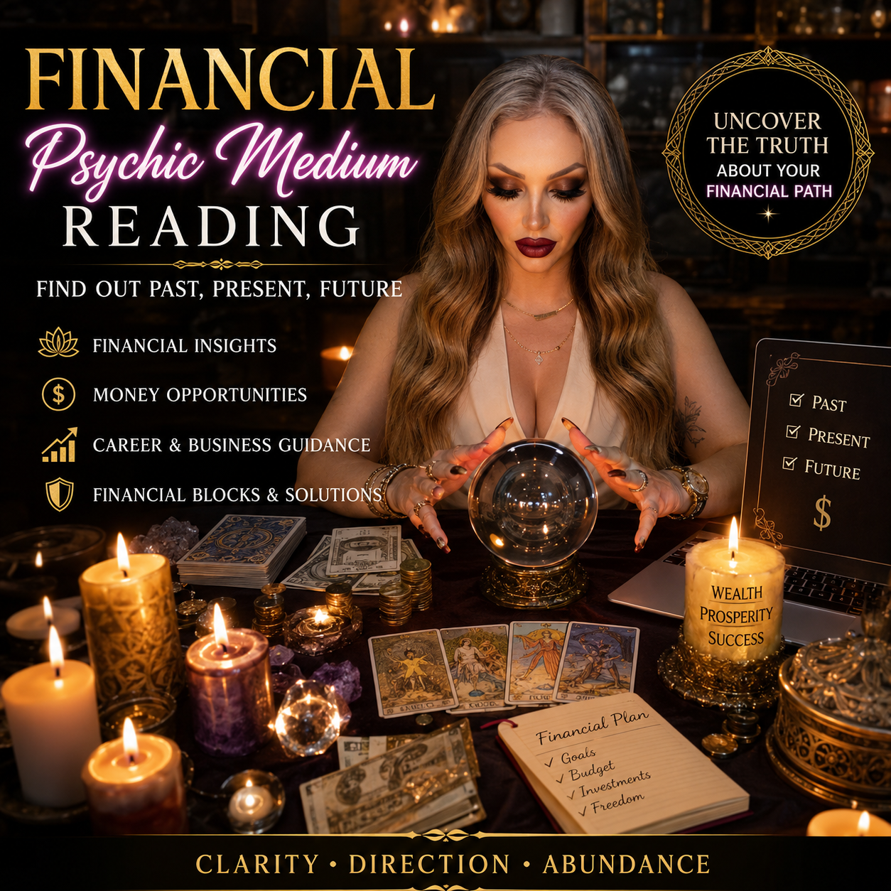 Financial Psychic Medium Reading - Find out Past, Present, Future