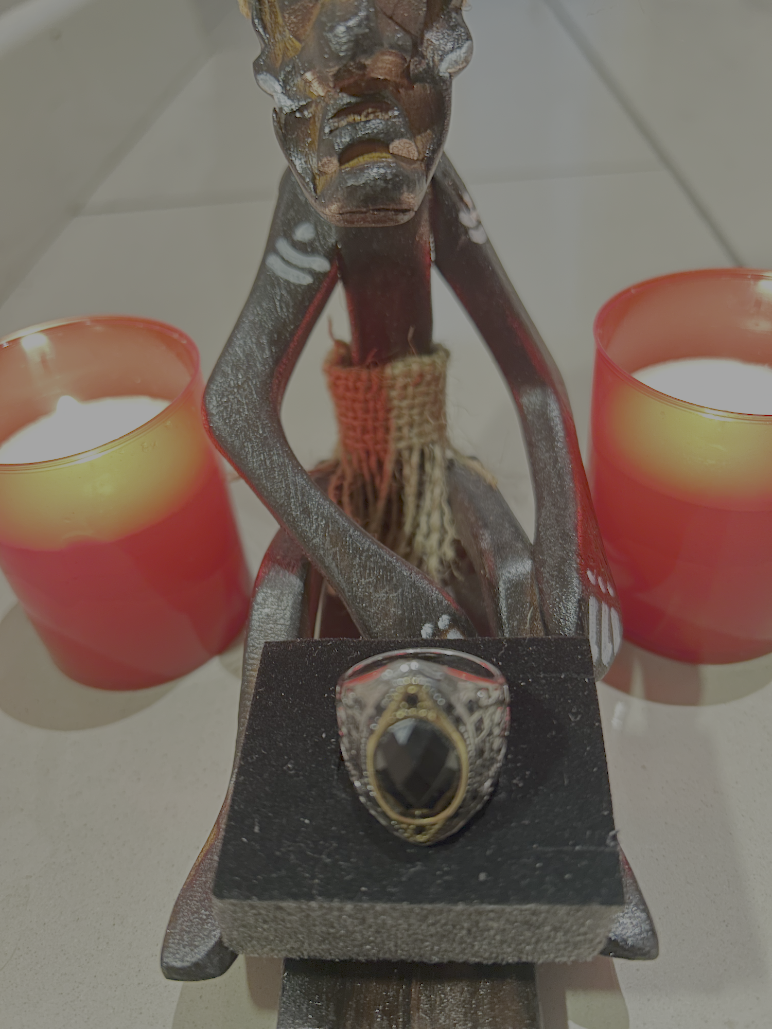 Black Stone Ring | Love, Dominance, Confidence, Aura Protection Manifestation Jewelry