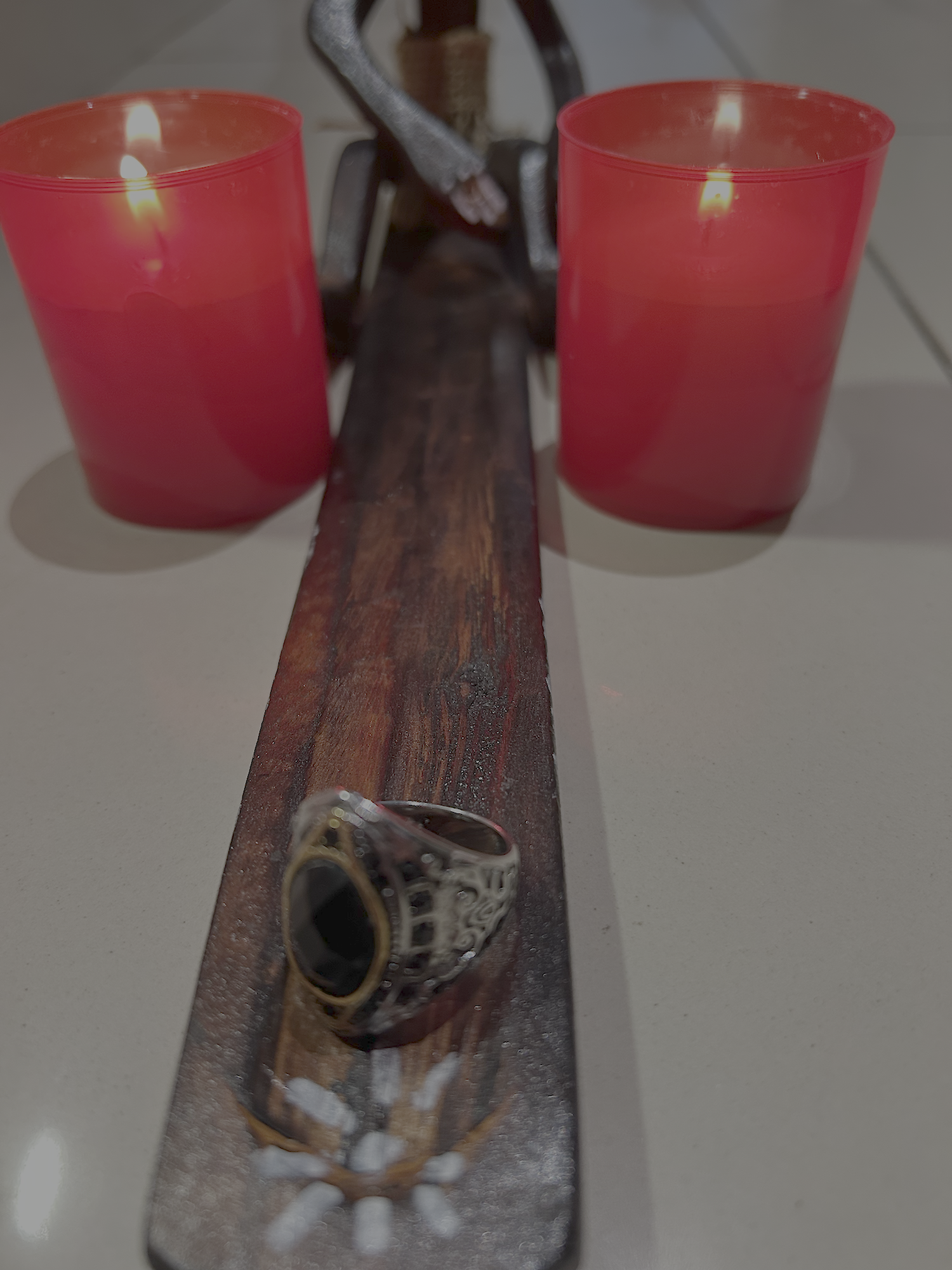 Black Stone Ring | Love, Dominance, Confidence, Aura Protection Manifestation Jewelry