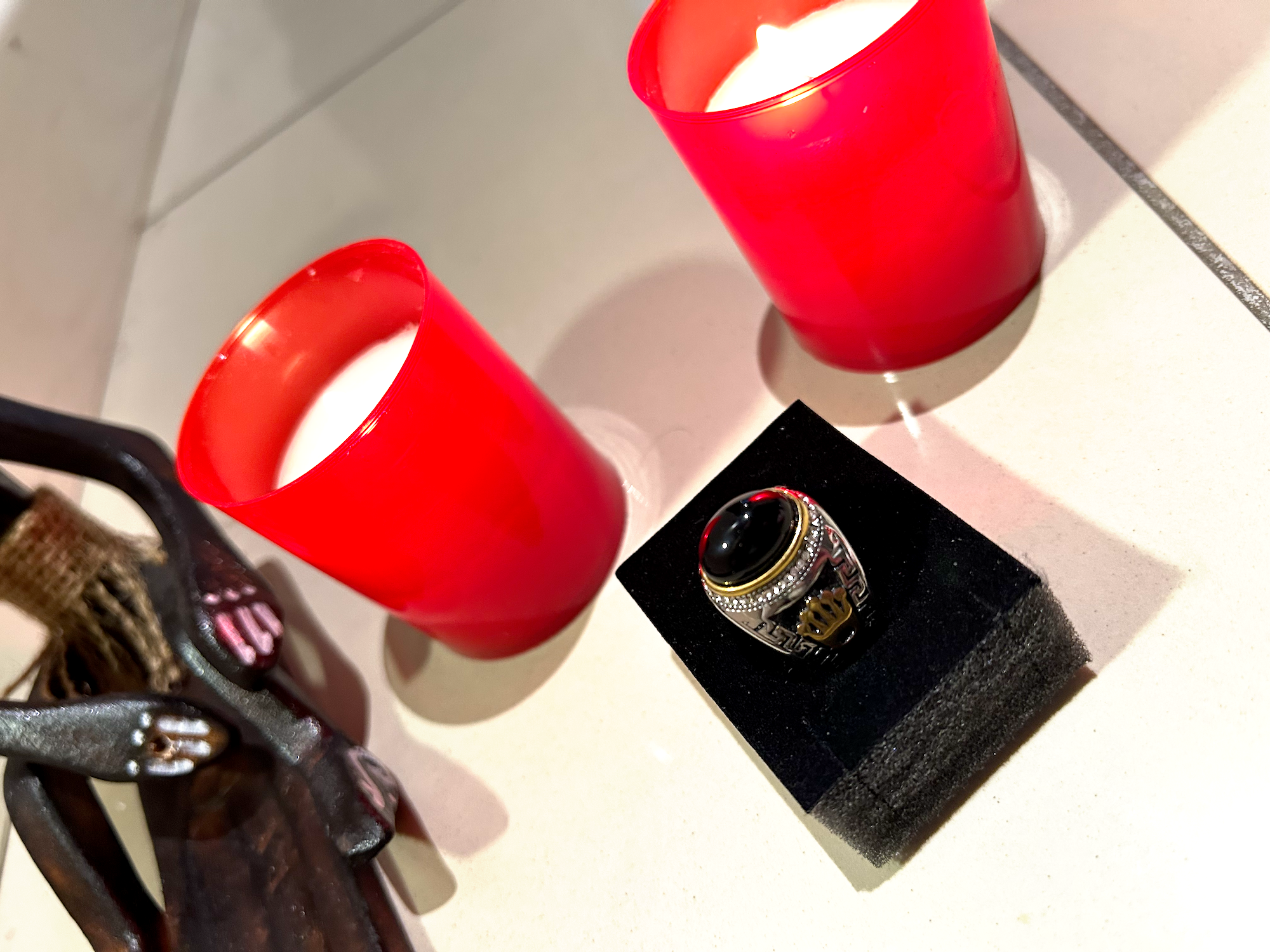 Black Stone Pact Ring – Protection Talisman, Personal Power Vow Ring, Energy Shield Jewelry.