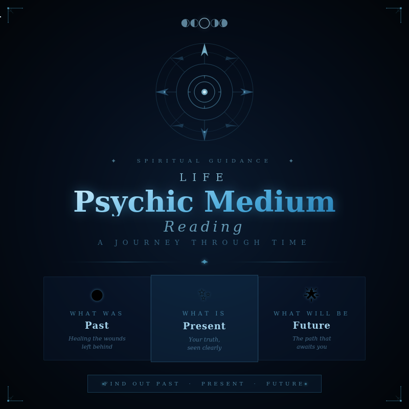 Life Psychic Medium Reading  - Find out Past, Present, Future