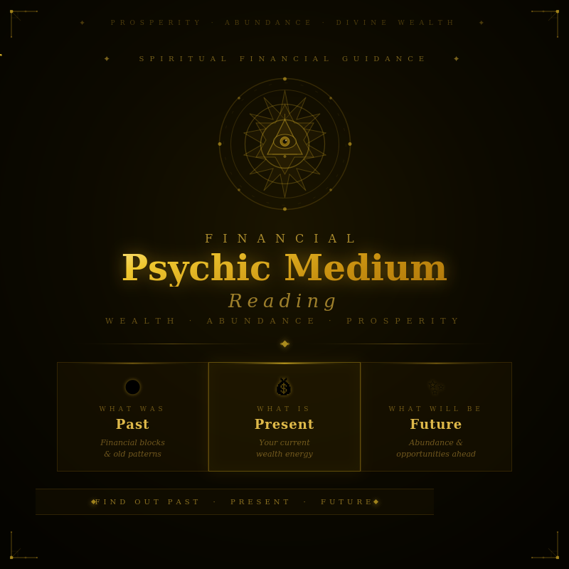 Financial Psychic Medium Reading - Find out Past, Present, Future