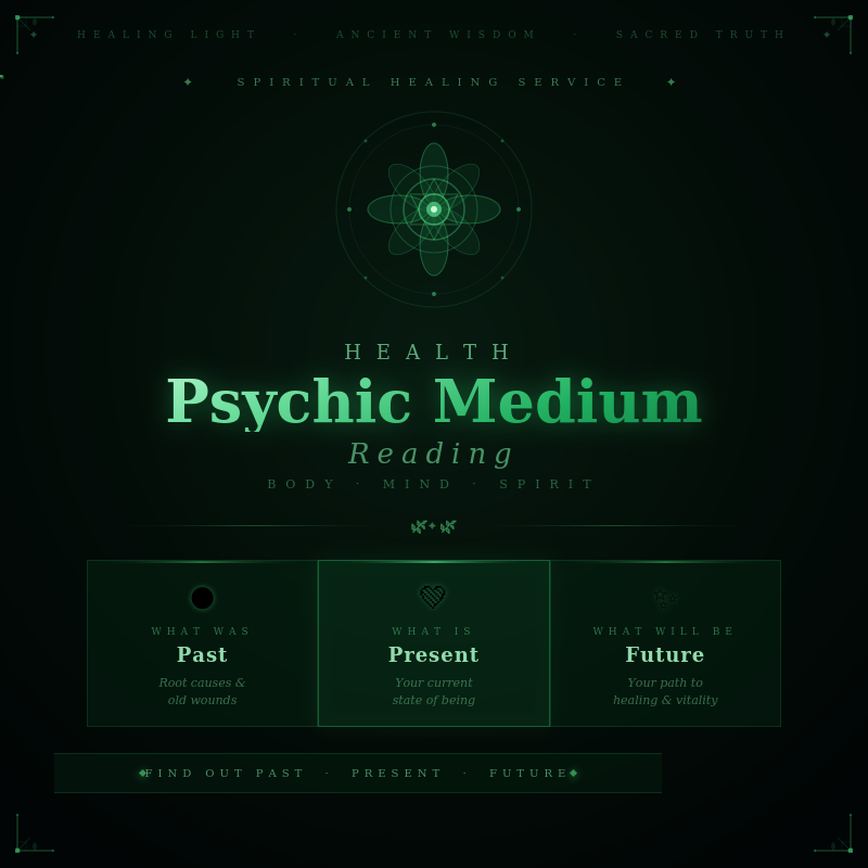 Health Psychic Medium Reading - Find out Past, Present, Future